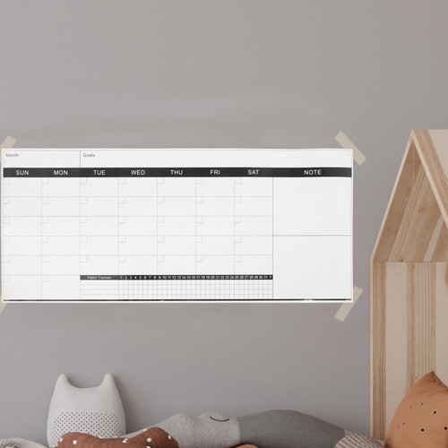 2pcs Undated Weekly Dry Erase Board Reusable Double-Sided Whiteboard Hanging - Picture 11 of 12