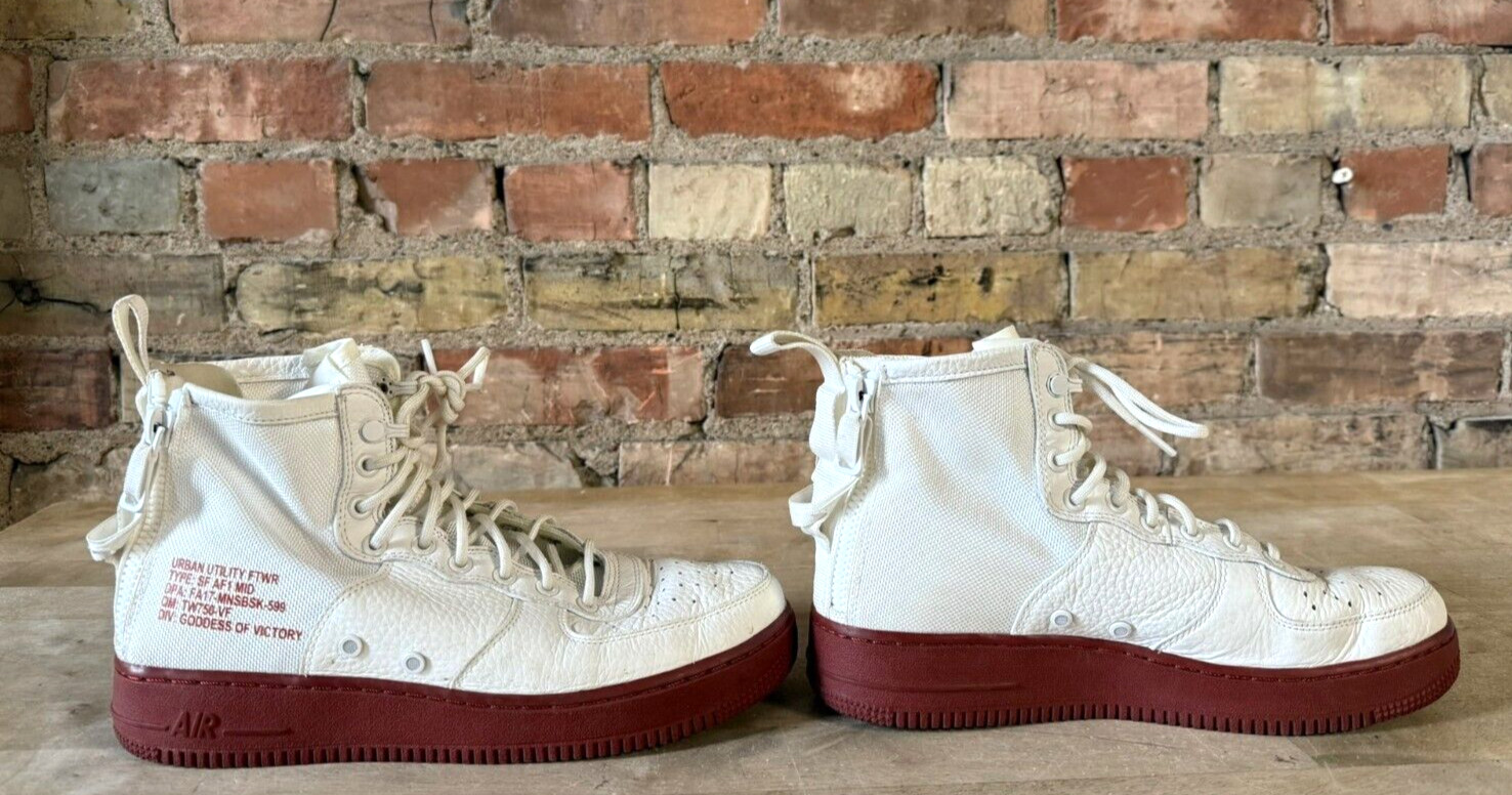 2017 Nike Air Force 1 SF AF1 917753-100 Men's Sneakers -  White - Size 9 thumbnail 3
