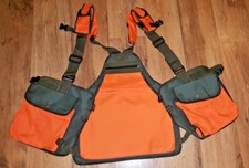 Hunting, Shooting, Falconry Vest,Gun Dog Handlers Works K9, Shiny Orange Reflect