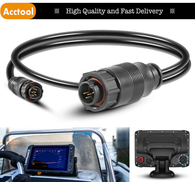 8M4004174 Sonar Adapter Cable For Lowrance Elite Ti, Ti2 Xsonic Transducer Port