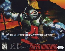 Kevin Bayliss Signed 8x10 Killer Instinct SNES Designer Autograph Photo JSA COA