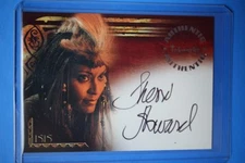 2002 THE SCORPION KING AUTO: SHERRI HOWARD/QUEEN ISIS #A3 AUTOGRAPH OLYMPIC GOLD