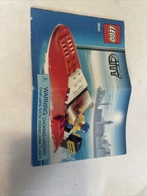 LEGO CITY: Speedboat (4641); 100% Complete w/ Minifigure & Manual