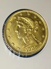 1905 S US $5 Liberty Head  Eagle 5 Dollar Gold Coin