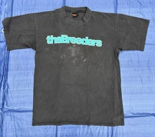 Vintage Brockum L T-Shirt Single Stitch The Breeders IJWGA (b*tch) 90s Band 1993