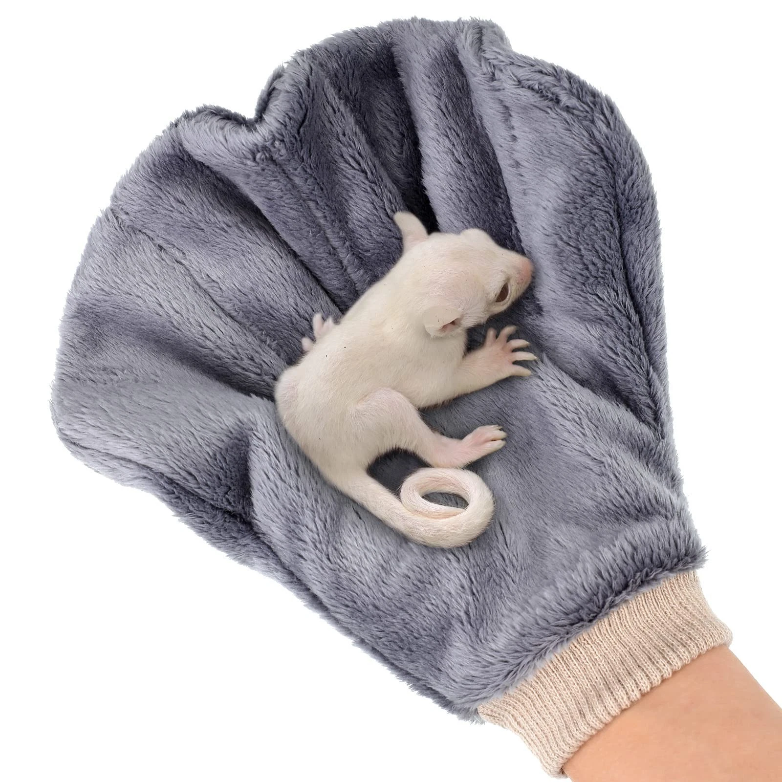 2 Pcs Sugar Glider Bonding Mitt, Calming Sleeping Glove, Bite Proof Animal Ha...