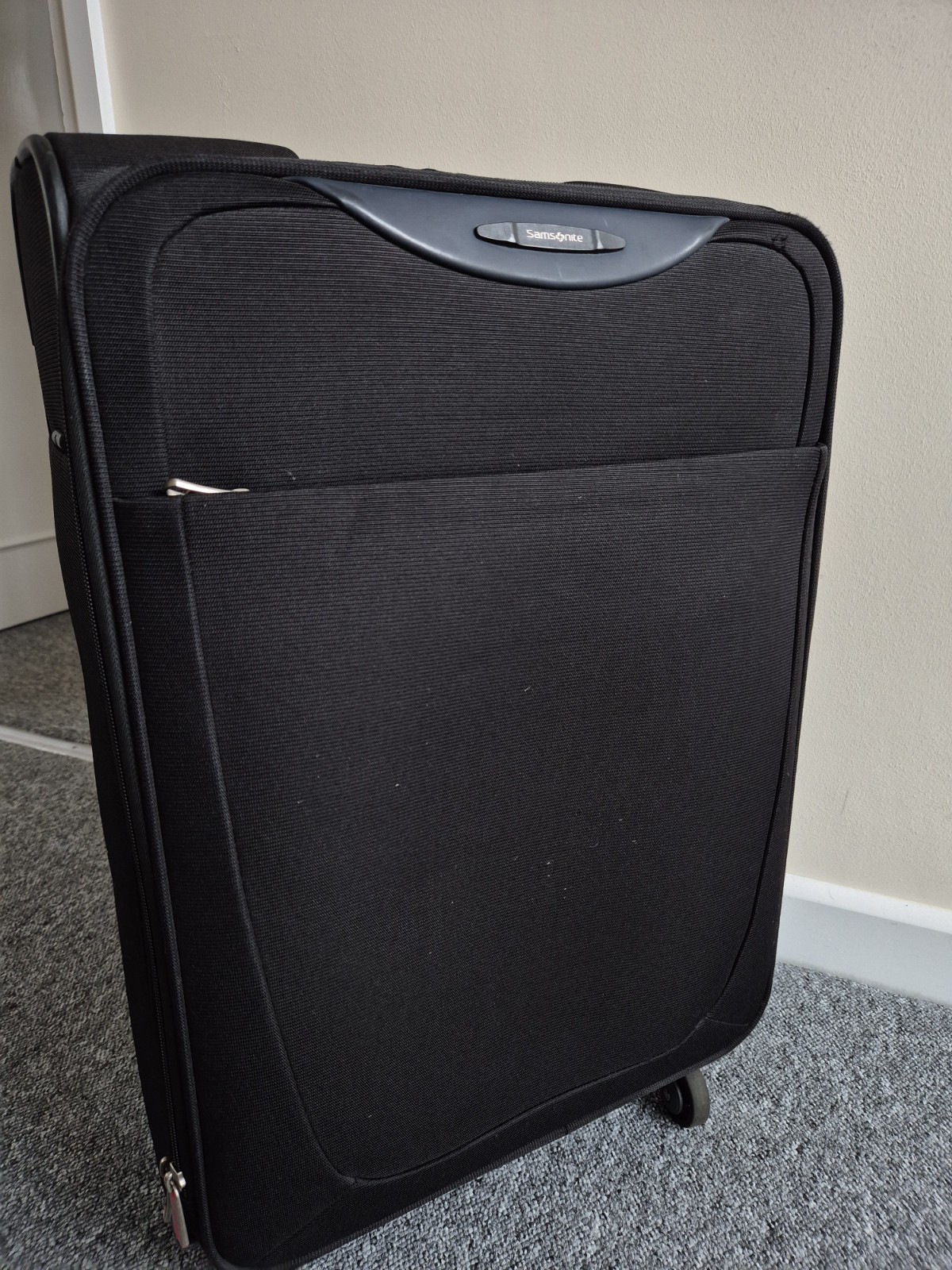 Samsonite Super Light Maleta Equipaje 4 Ruedas Grande Negro
