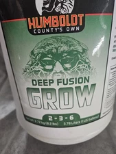 Humboldt County's Own Deep Fusion Grow NPK (2-3-6) WITH Molasses, Kelp 1 Gallon