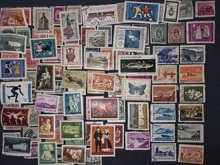 Lotto 38 francobolli Bulgaria timbrati
