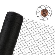 50X50 FT Bird Netting for Chicken Coop, 1 in Mesh, Woven Chicken Netting Roof...