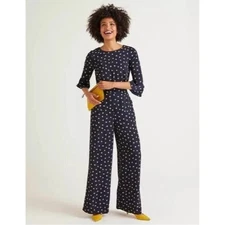 Boden Agnes floral jumpsuit Sz 2P