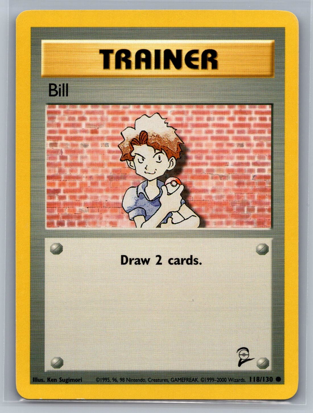 Bill Base Set 2 #118/130 Common Pokemon Card