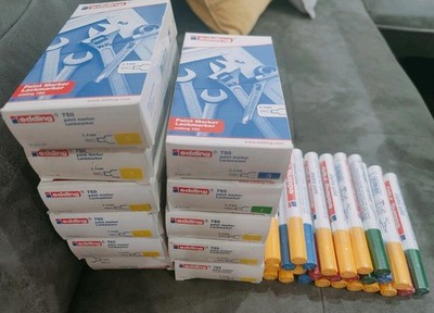 Edding 750 Permanent Paint Marker Stifte Restposten x 136 Stifte