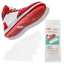 Wilcomft Shoe Sole Protectors for Sneakers,Strong Self-Adhesive 4pcs, White