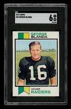 1973 Topps Set-Break # 25 George Blanda SGC 6 EX NM