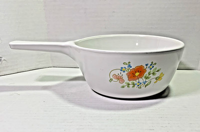 Corning Corelle WILD FLOWER MENU-ETTE 1 1/2 Pint Pan P-82-B (2 avb)