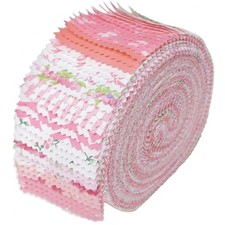 Jelly Roll Fabric Strips for Quilting Crafting and Sewing 42 Strip Assorted B...