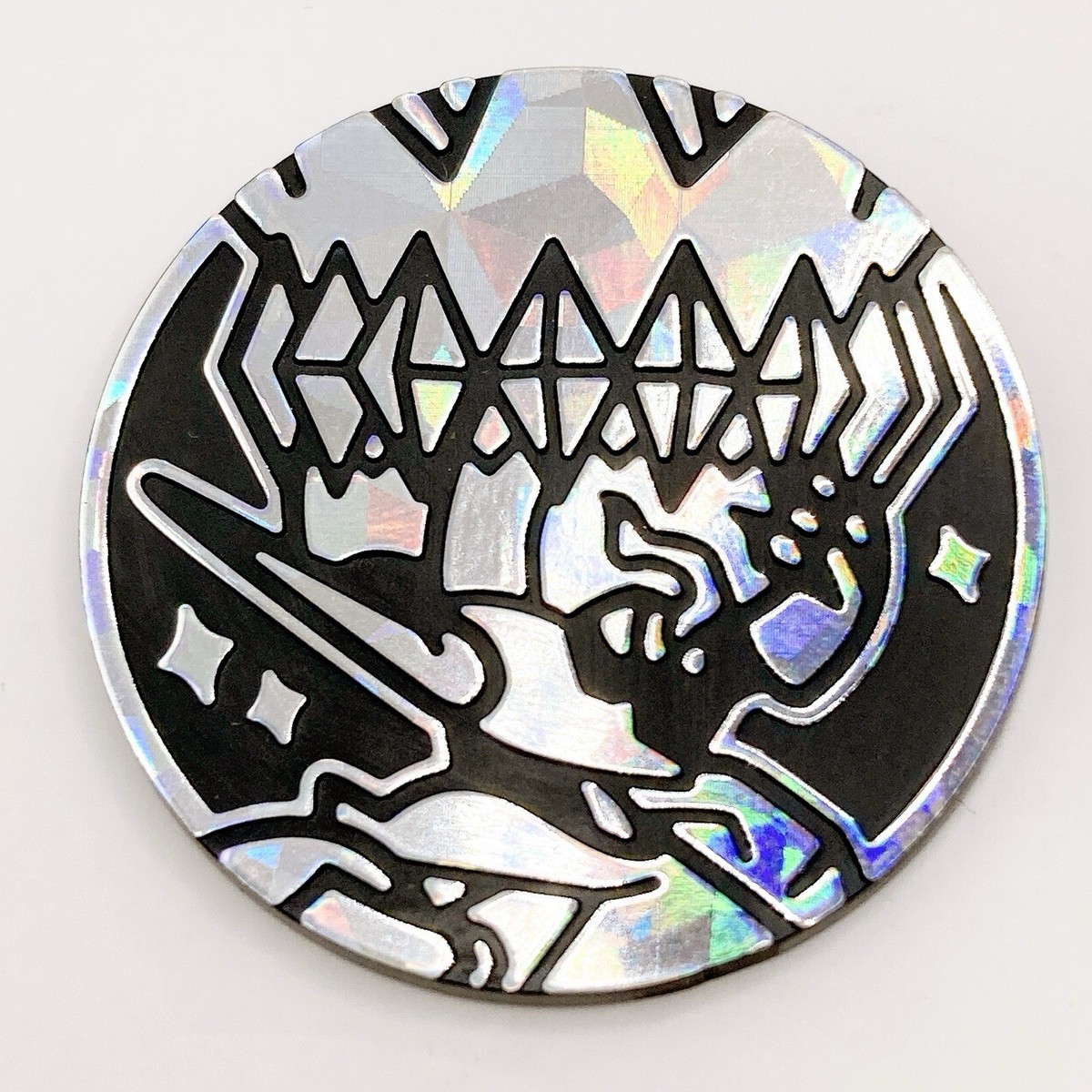 Pokemon Ceruledge Coin Silver Cracked Holo Foil Stellar Silver
