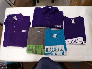 5 X Scout t shirts iScout Gilwell 24 (228) L/XL