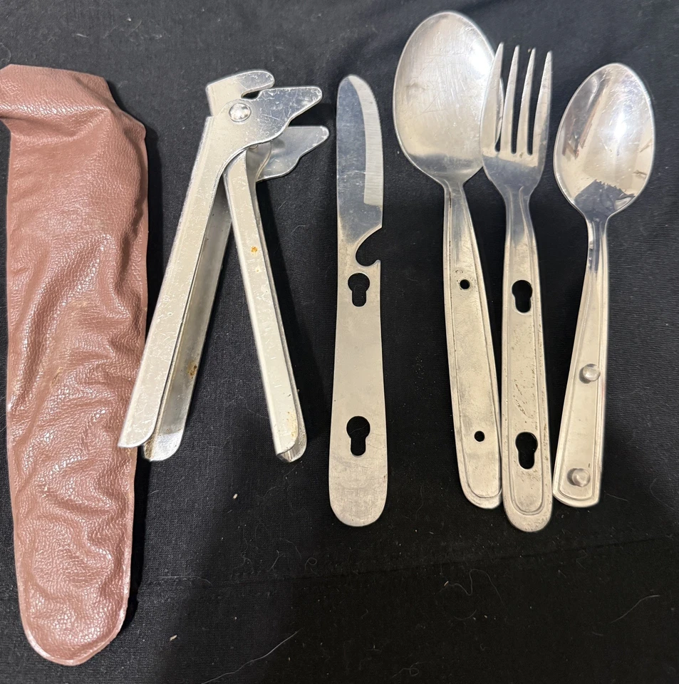 Vintage Palco Aluminum Mess Kit in Palco Bag - Image 4 of 4