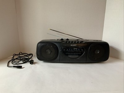 Sony CFS-B11 AM/FM Cassette Radio Boombox Tested And Works