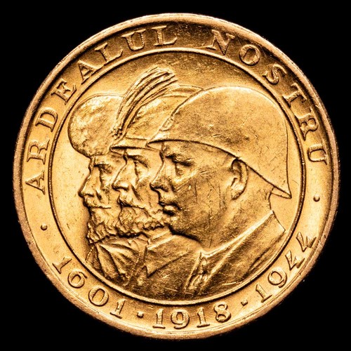 Miguel I 20 LEI (6,54 Grg) 1944 RUMANIA (Km-13). Fr-21; X-M13 UNC- - Picture 2 of 3