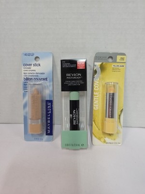 Physicians Formula Color Correct Revlon Photoready Maybelline Cover Stick Lot