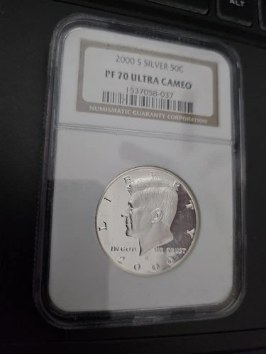 2000 S Kennedy Silver Half Dollar Proof NGC PF 70 Ultra Cameo 1537058-037