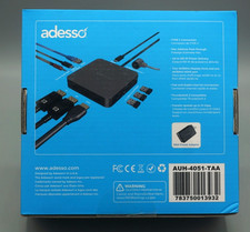 Adesso AUH-4051-TAA 11-in-1 Multi-Port Docking Station NEW Free Shipping