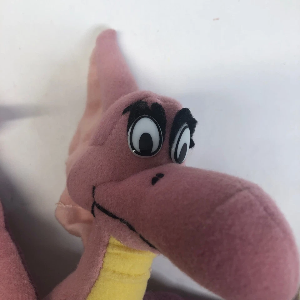 Juguete de peluche de dinosaurio Elsa de la película "We're Back" 10" de Dakin 1993 extremadamente raro Foto 2 de 4