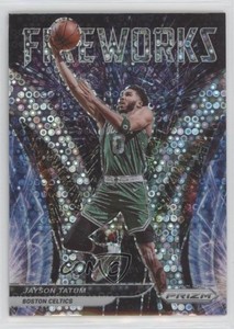 2021-22 Panini Prizm Fireworks Fast Break Prizm Jayson Tatum #15
