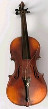 Antique Violin 4/4 With Unusual Circular Mark Pegs No Labell for restoration