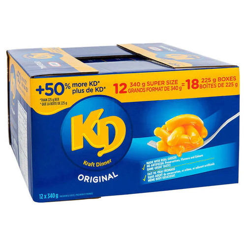 Kraft Dinner Original Makkaroni und Käse, 340g/12 oz. (12 Stück) - Bild 3 von 5