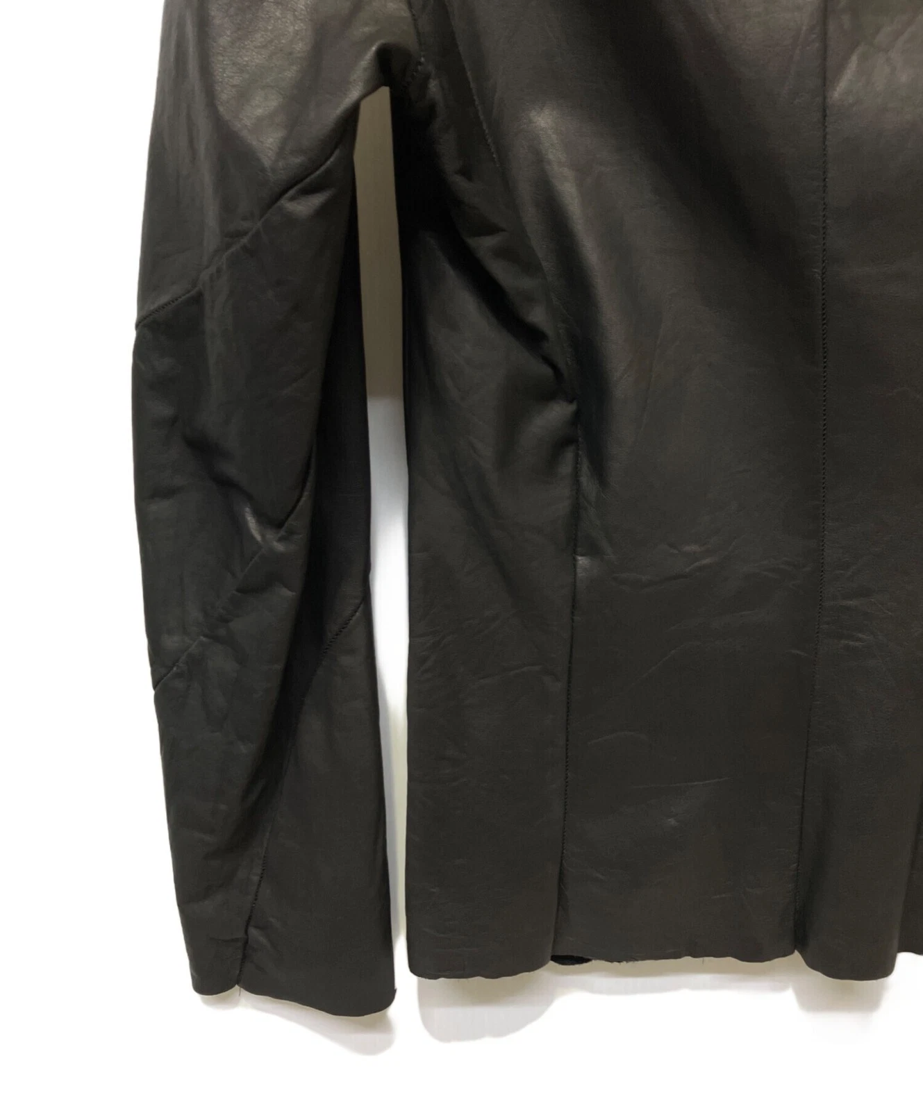 NO,NO,YES! Leather Jacket Made in Japan Men's Size S Black - product detail image 9