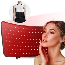 Red Light Therapy, 2 in 1 Red Light Therapy for Face and Body, 660nm and 850n...