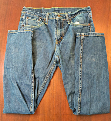 Levi's 511 Slim Fit Jeans Men Size 30x32, Blue, Straight Leg, Medium Wash Denim