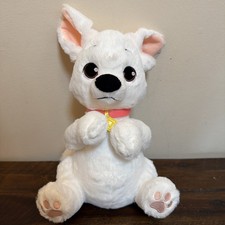 Disney Parks Babies Baby Bolt White Dog Puppy Sitting Plush Stuffed Animal