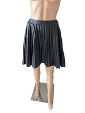 Express Pleated Mini Skirt Faux Leather