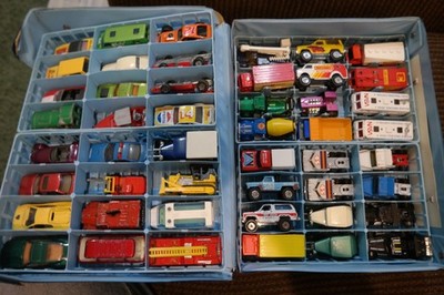 48 Vintage MATCHBOX Series Lesney Case Lot Cars Trucks 70's 80's Great Variety!