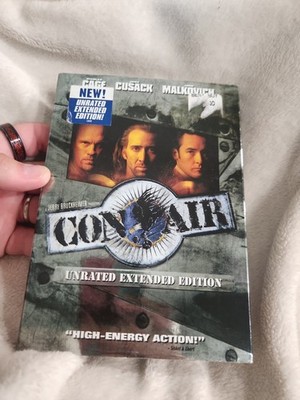 Con Air (DVD, 1997) Works With Slipcover Nicolas Cage Unrated Extended Version