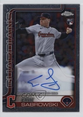 2025 Topps Chrome Rookie Erik Sabrowski #RA-ESA Auto RC 0lc5