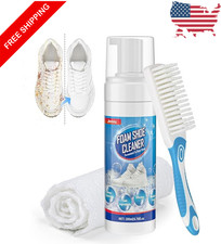 Sneaker Cleaner Foam 6.76 fl oz Shoe Cleaning Kit for White Shoes Stain Remover