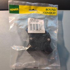 Tower Conduit Accessory - 20mm x 1 Black Tee Box new sealed