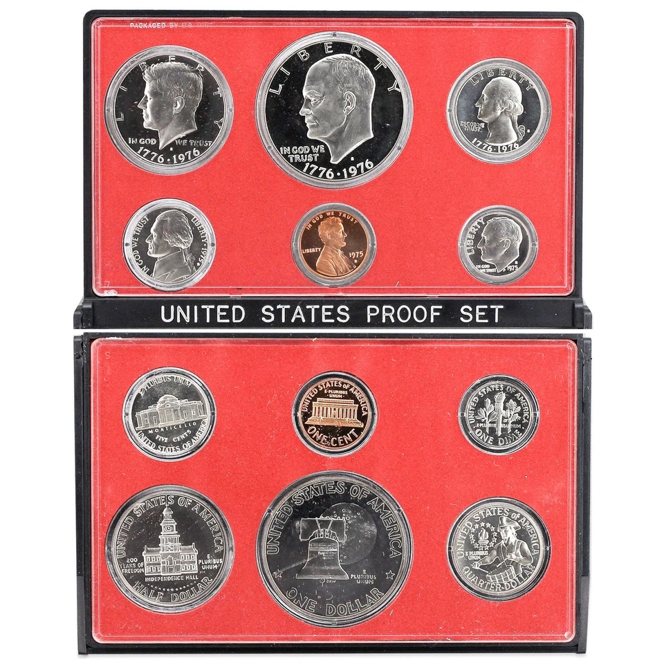 1975 S Proof Set Original Box 6 Coins US Mint - Image 2 of 4