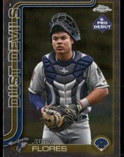 2025 Topps Pro Debut #PDC-58 Juan Flores Chrome