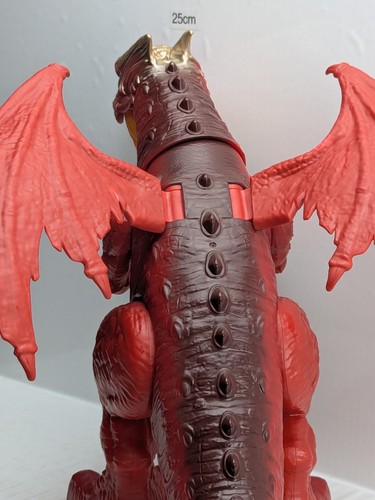 ZURU Robo Alive Red Dragon Roaring Figure Walks And Sounds PreOwned Wing Issues - Picture 12 of 12