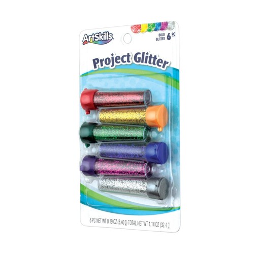 Artskills® Classic Glitter Shakers, Assorted Colors, Pack Of 6 - Picture 4 of 4
