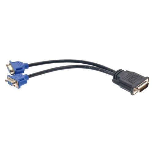 -59 59-Pin Male to Dual VGA Female Y Splitter Video Adapter Cable for - 第 5/5 張圖片