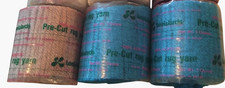 Leewards Pre Cut Rug Yarn Red Blue Tan Acrylic Hook Latch France Lot 4