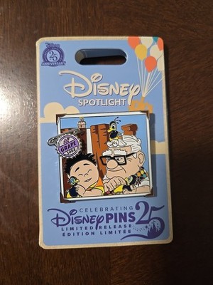 2025 Disney Parks Pin Cast Spotlight Hispanic Heritage Pixar Up Carl Russell LR